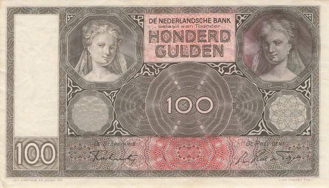 100 Gulden p51c 5.1.1944